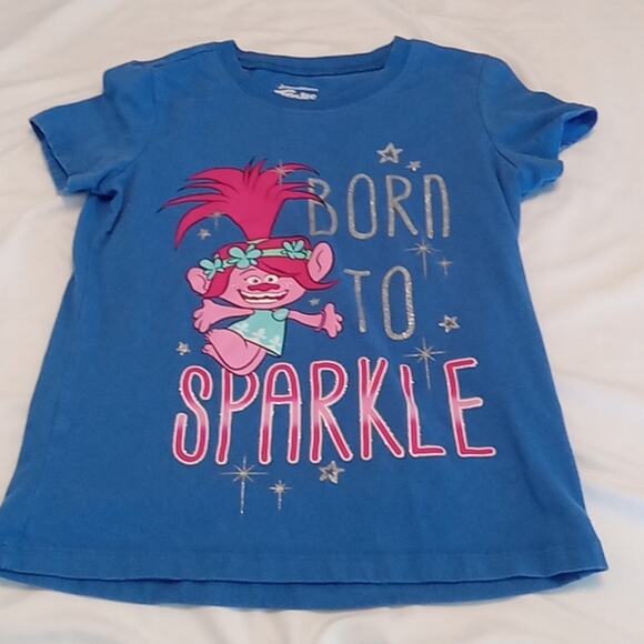 DreamWorks Troll Born to Sparkle girls size M t-shirt. - Picture 1 of 7